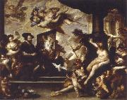 Luca Giordano rubens painting the allegory of peace oil painting reproduction